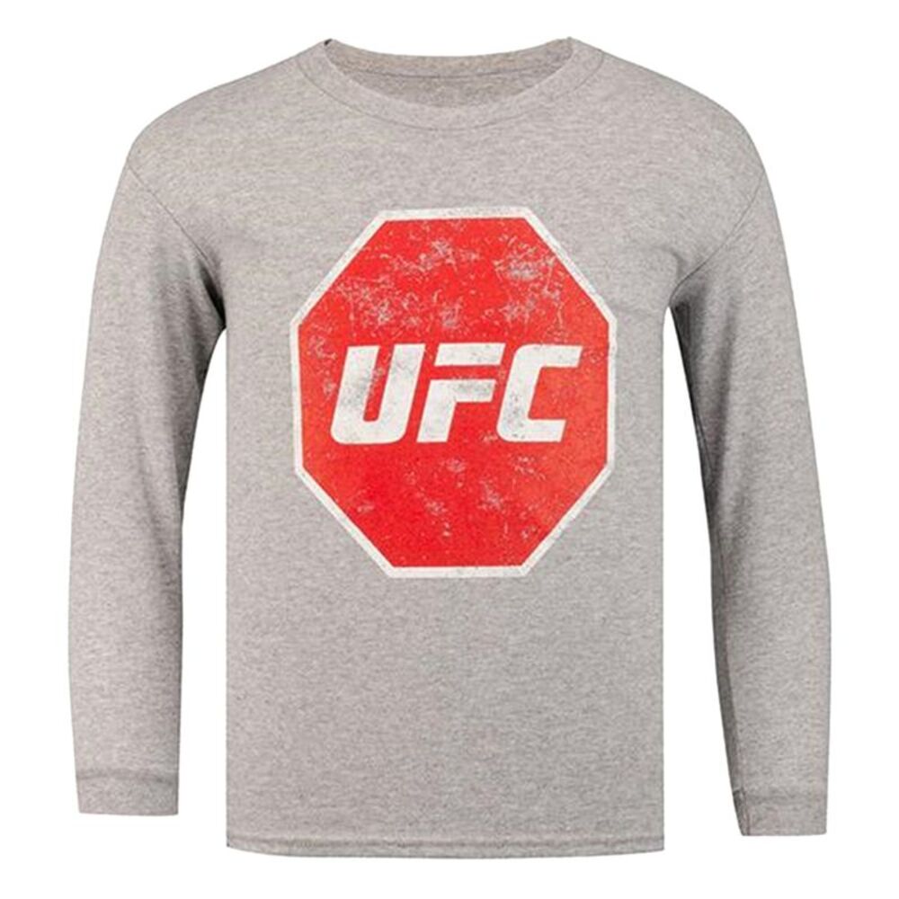 UFC Boys Big Kids Distressed Logo Graphic T-Shirt, NWT